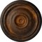 Ekena Millwork Traditional Ceiling Medallion (Fits Canopies up to 4"), Hand-Painted Rust, 14 3/4"OD x 1 3/4"P CM14TRRUS - alternate 1